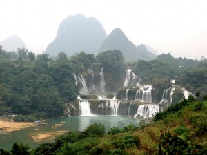Cascades de Detian Chine du sud     